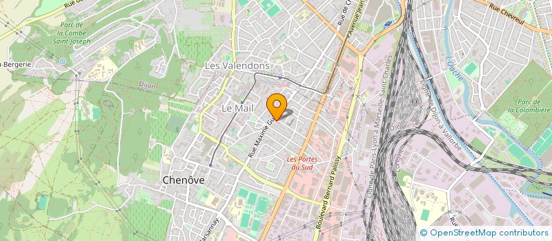 localisation de l'entreprise MONSIEUR BRIAN TRICHET à CHENOVE