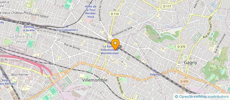 localisation de l'entreprise MONSIEUR BRIAN ZDRAVKOVIC  VILLEMOMBLE