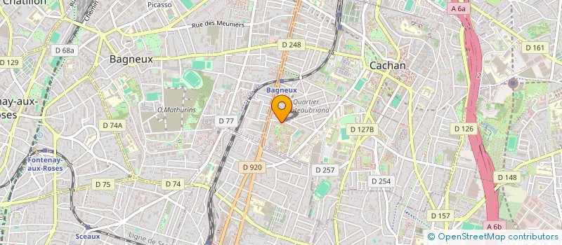 localisation de l'entreprise MONSIEUR BRIAND RANDRIANTSAINARIVO  CACHAN