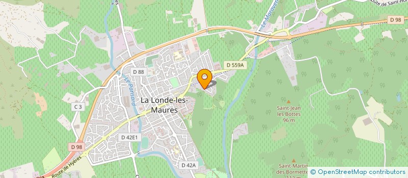 localisation de l'entreprise MONSIEUR BRICE ABRAHAM à LA LONDE-LES-MAURES