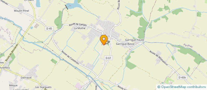 localisation de l'entreprise MONSIEUR BRICE AMATHIEU  BAZUS