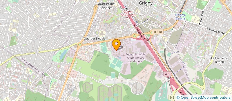 localisation de l'entreprise MONSIEUR BRICE ASRAOUI à GRIGNY