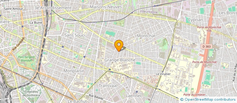 localisation de l'entreprise MONSIEUR BRICE AUMIGNON  LYON