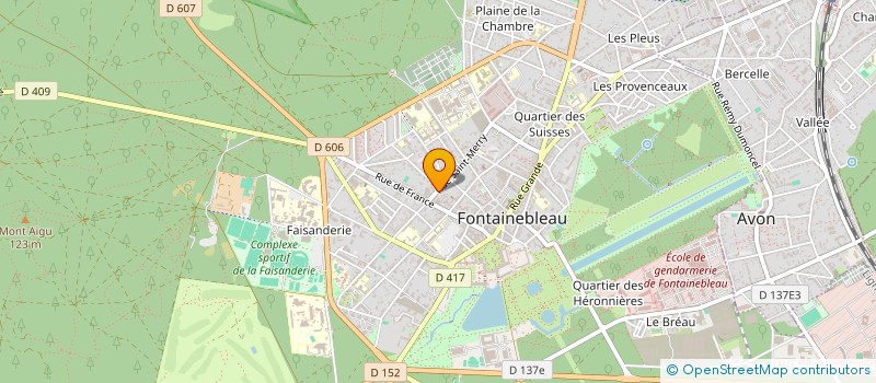 localisation de l'entreprise MONSIEUR BRICE AYALA  FONTAINEBLEAU