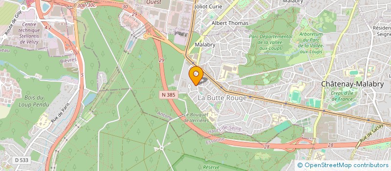 localisation de l'entreprise MONSIEUR BRICE BAKABADIO  CHATENAY-MALABRY