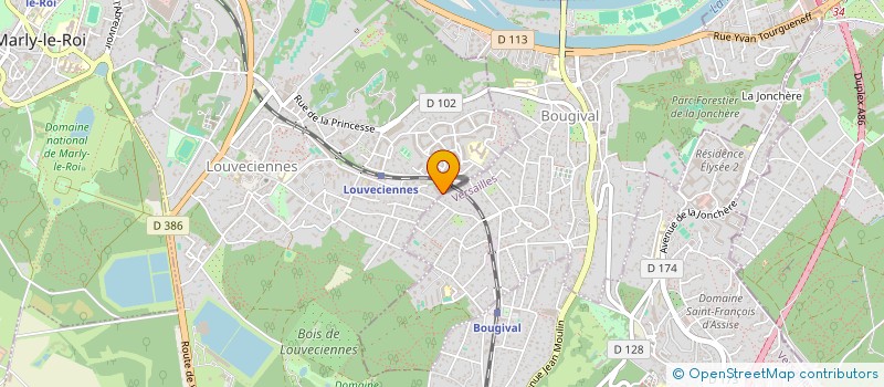 localisation de l'entreprise MONSIEUR BRICE BALETA  LOUVECIENNES