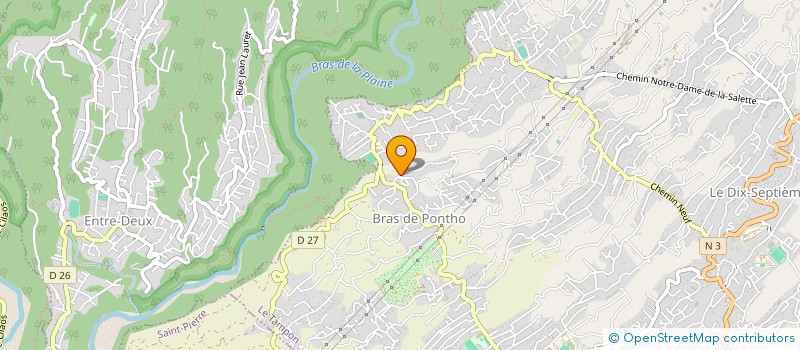 localisation de l'entreprise MONSIEUR BRICE BARET  LE TAMPON