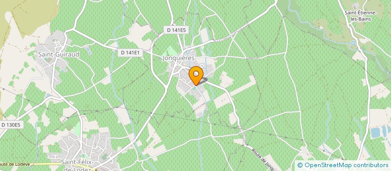 localisation de l'entreprise MONSIEUR BRICE BAUTOU  JONQUIERES