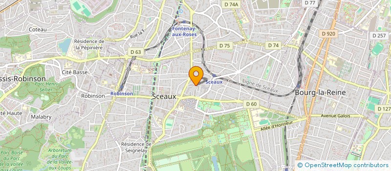 localisation de l'entreprise MONSIEUR BRICE BEAUDOUIN à SCEAUX