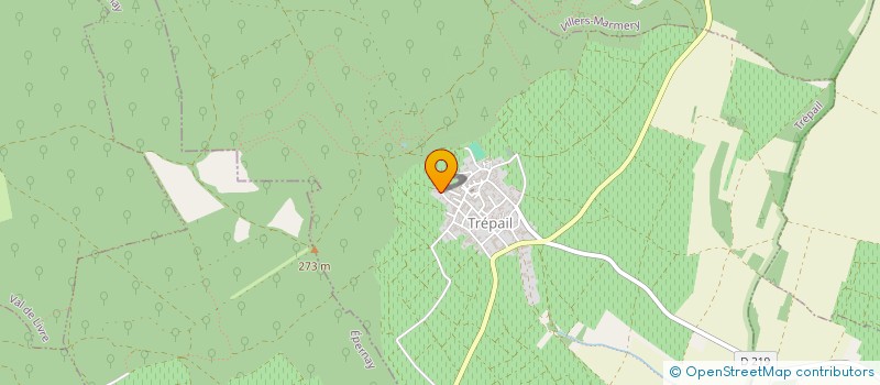 localisation de l'entreprise MONSIEUR BRICE BEAUFORT  TREPAIL