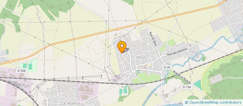 localisation de l'entreprise MONSIEUR BRICE BELTRAN  PITRES