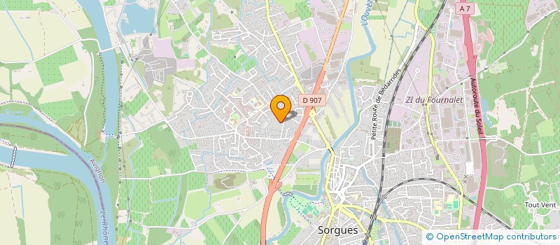 localisation de l'entreprise MONSIEUR BRICE BENAZECH  SORGUES