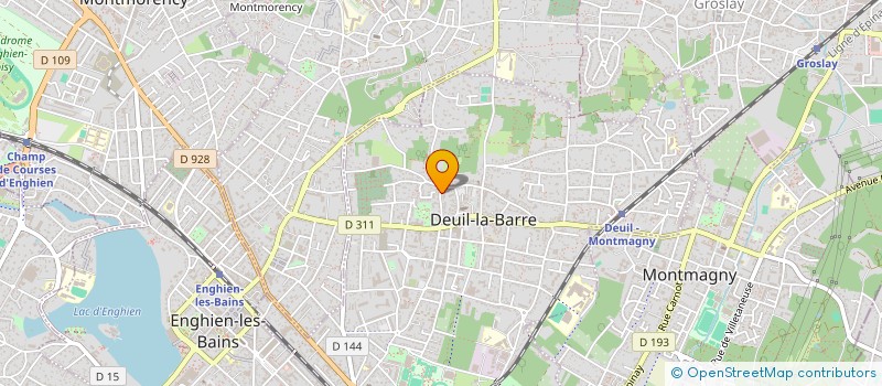 localisation de l'entreprise MONSIEUR BRICE BERTHOL à DEUIL-LA-BARRE