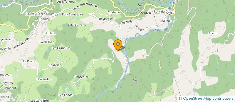 localisation de l'entreprise MONSIEUR BRICE BESSIERES  SAINT-BARTHELEMY-LE-PLAIN