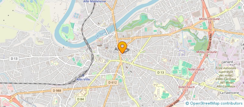 localisation de l'entreprise MONSIEUR BRICE BEYLIER à ALBI