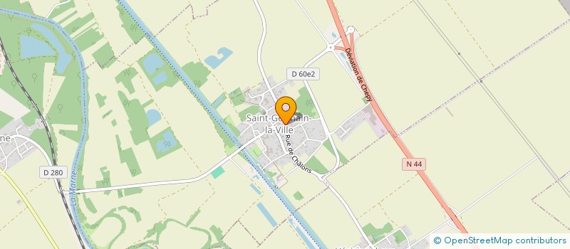 localisation de l'entreprise MONSIEUR BRICE BONNAUDET  SAINT-GERMAIN-LA-VILLE