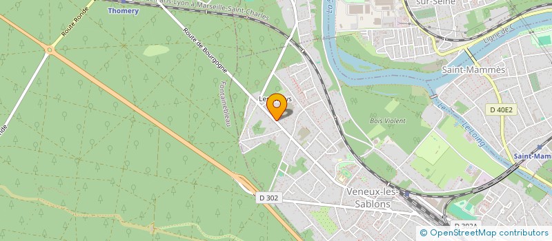 localisation de l'entreprise MONSIEUR BRICE BORRAGINI  MORET-LOING-ET-ORVANNE