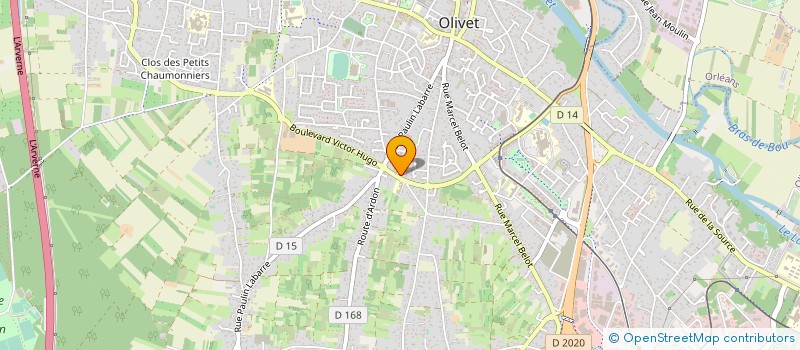 localisation de l'entreprise MONSIEUR BRICE BOUBAULT à OLIVET