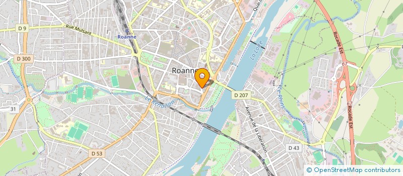 localisation de l'entreprise MONSIEUR BRICE BOUCHARD  ROANNE