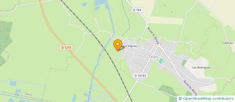 localisation de l'entreprise MONSIEUR BRICE BOUCHET  TALAIS