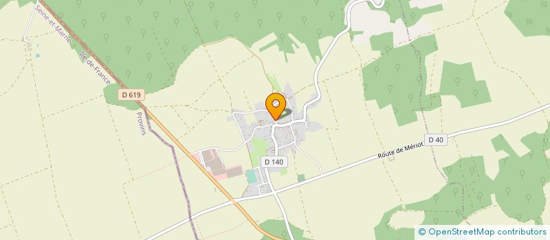 localisation de l'entreprise MONSIEUR BRICE BOURGOIN  LE MERIOT