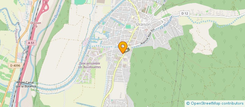 localisation de l'entreprise MONSIEUR BRICE BOUYER  ORAISON