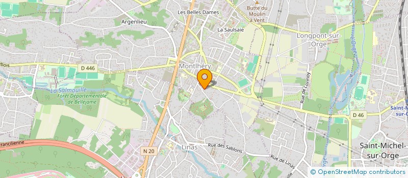 localisation de l'entreprise MONSIEUR BRICE BOUZINARD  MONTLHERY