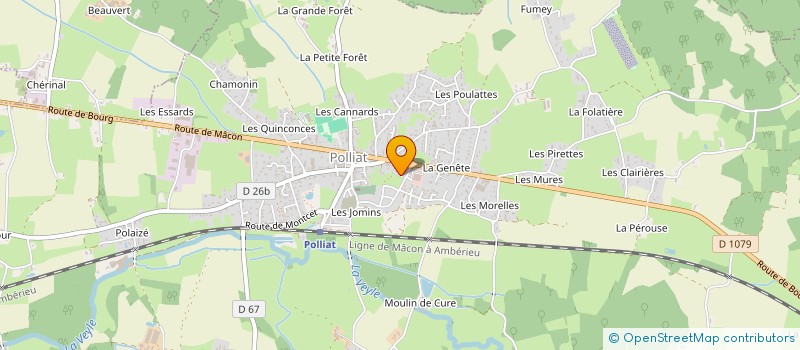 localisation de l'entreprise MONSIEUR BRICE BOYADJIAN à POLLIAT