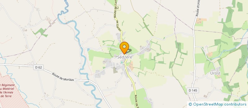 localisation de l'entreprise MONSIEUR BRICE BRICE CAILLARD  SEDZERE