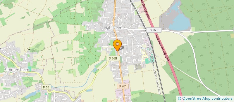 localisation de l'entreprise MONSIEUR BRICE CALMETTES  HABSHEIM