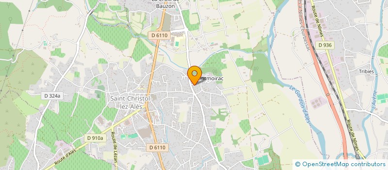 localisation de l'entreprise MONSIEUR BRICE CAMBEDOUZOU  SAINT-CHRISTOL-LEZ-ALES