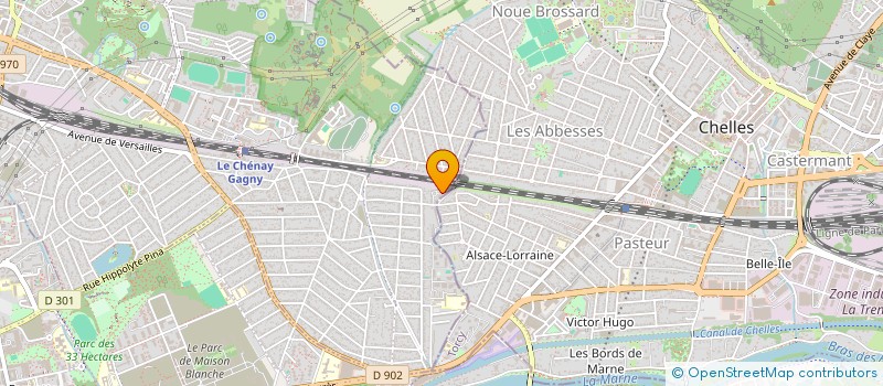 localisation de l'entreprise MONSIEUR BRICE CARON  GAGNY