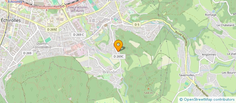 localisation de l'entreprise MONSIEUR BRICE CASTEJON  EYBENS