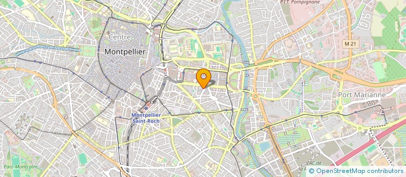 localisation de l'entreprise MONSIEUR BRICE CASTIEL à MONTPELLIER