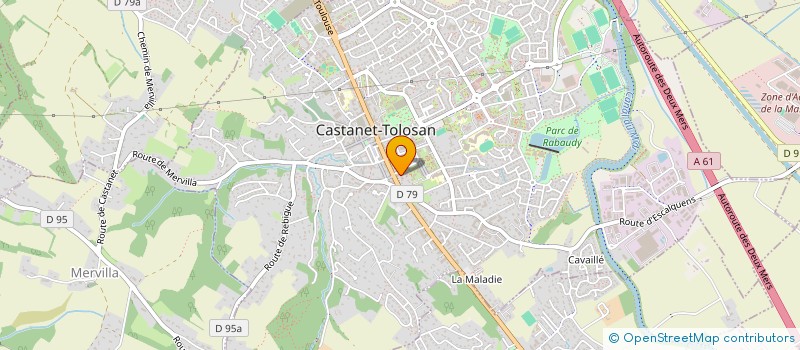 localisation de l'entreprise MONSIEUR BRICE CAYUELA à CASTANET-TOLOSAN