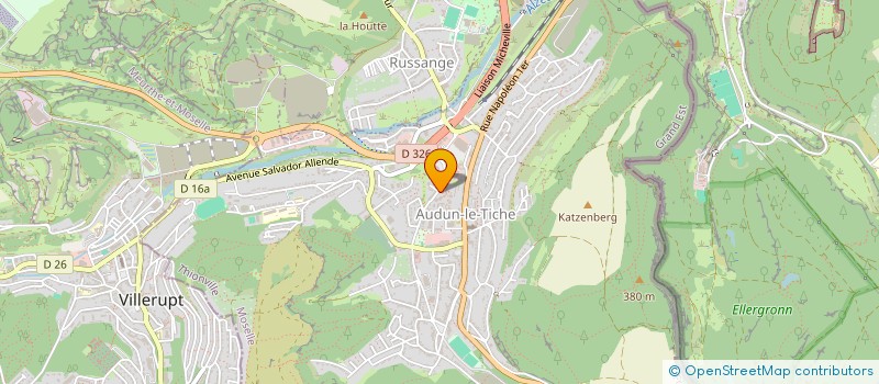 localisation de l'entreprise MONSIEUR BRICE CERNIER à AUDUN-LE-TICHE
