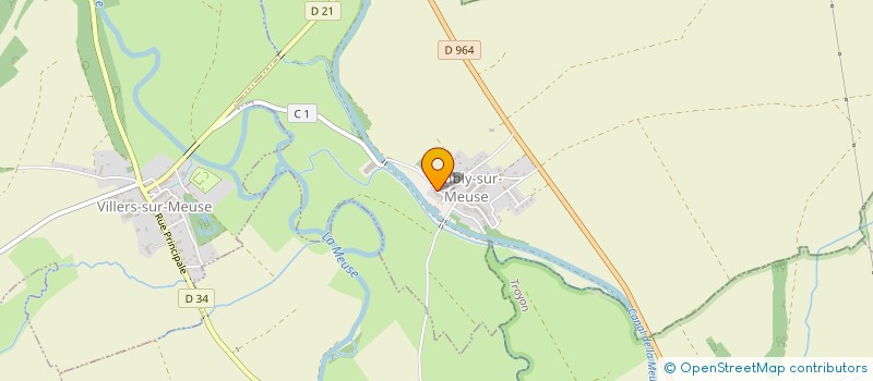 localisation de l'entreprise MONSIEUR BRICE CHAFFAUX à AMBLY-SUR-MEUSE