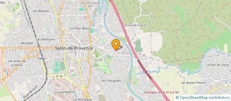 localisation de l'entreprise MONSIEUR BRICE CHAILLET  SALON-DE-PROVENCE