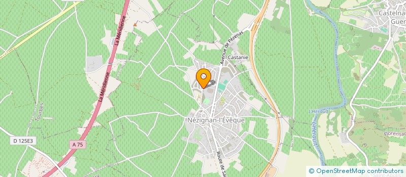 localisation de l'entreprise MONSIEUR BRICE CHALEL  NEZIGNAN-L'EVEQUE