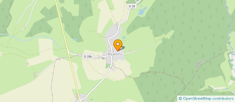 localisation de l'entreprise MONSIEUR BRICE CHAPLIER  BAALONS