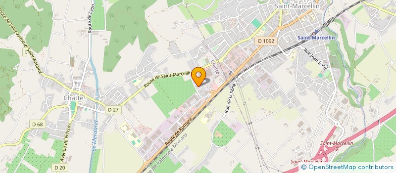 localisation de l'entreprise MONSIEUR BRICE CHAZAL  CHATTE