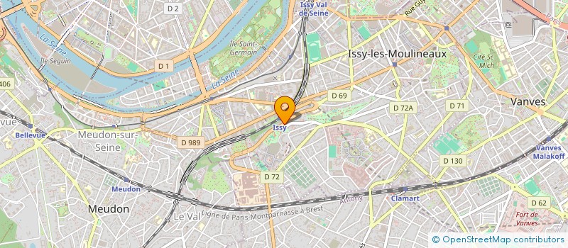 localisation de l'entreprise MONSIEUR BRICE CHESNET à ISSY-LES-MOULINEAUX