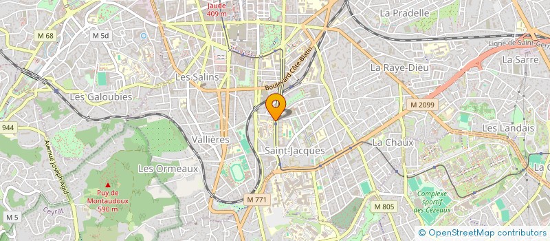 localisation de l'entreprise MONSIEUR BRICE CHEVALLIER  CLERMONT-FERRAND