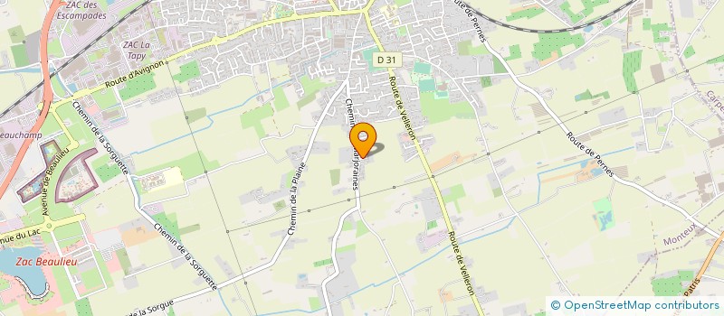 localisation de l'entreprise MONSIEUR BRICE CHIVALLIER  MONTEUX