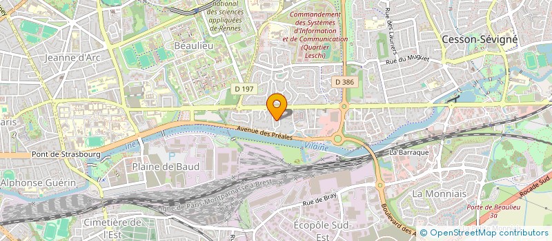 localisation de l'entreprise MONSIEUR BRICE COLADON  CESSON-SEVIGNE