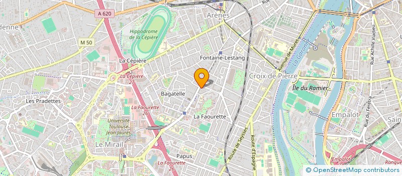 localisation de l'entreprise MONSIEUR BRICE COMBES  TOULOUSE