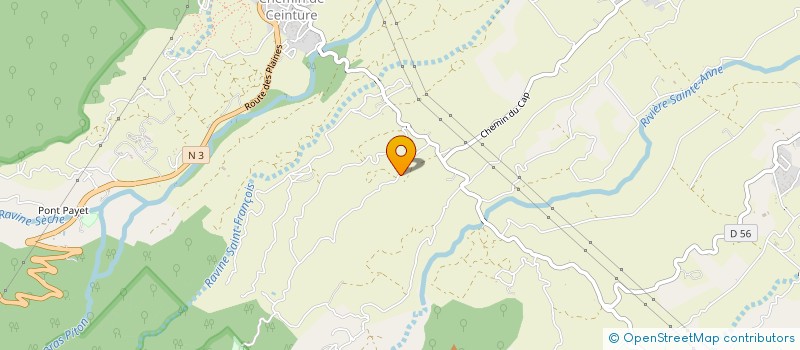 localisation de l'entreprise MONSIEUR BRICE DAMOUR  SAINT-BENOIT