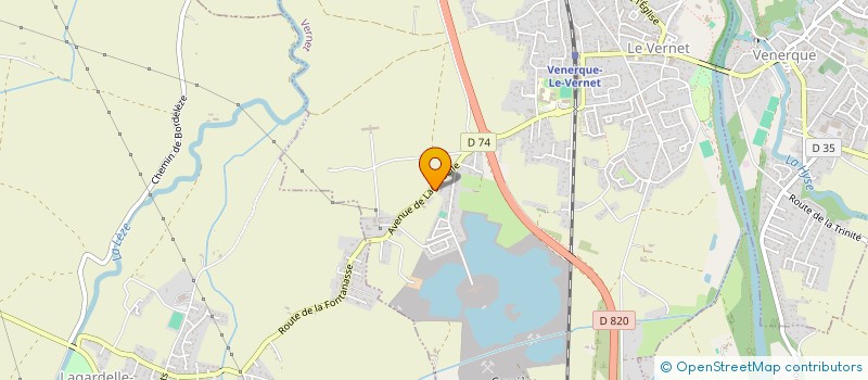 localisation de l'entreprise MONSIEUR BRICE DARAUT  VERNET