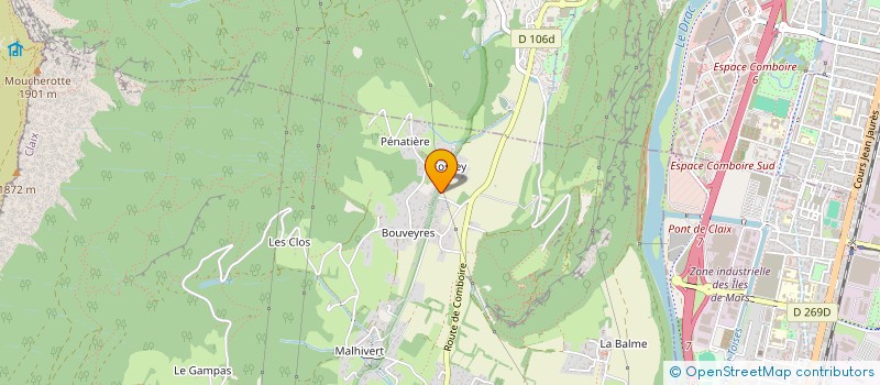 localisation de l'entreprise MONSIEUR BRICE DARDELET  CLAIX