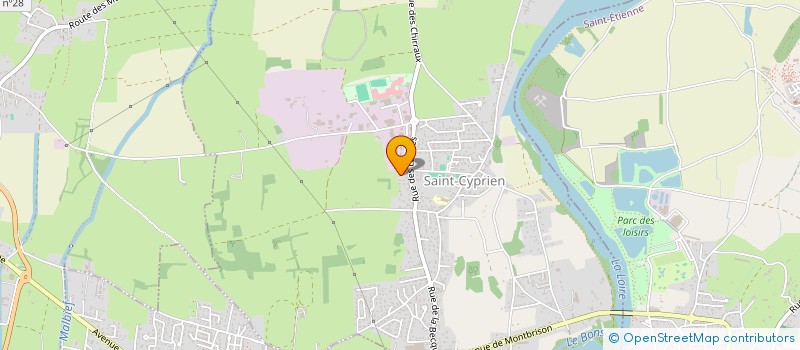 localisation de l'entreprise MONSIEUR BRICE DE LA PARRA  SAINT-CYPRIEN